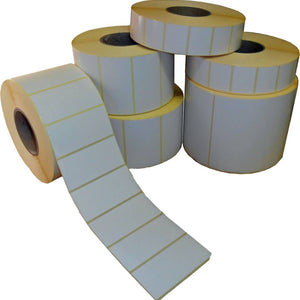 6 rollen van 97x47 mm vellum permanent 1000/rol