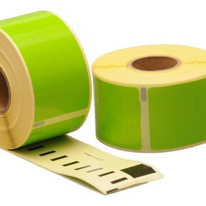 Dymo 99012 - Dymo 36 x 89 mm - Groene labels 260/rol - 24 rollen per doos