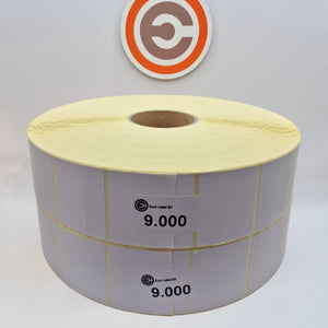 Euro-Label 60 x 50mm - Thermische Euro-Labels 9000 per rol
