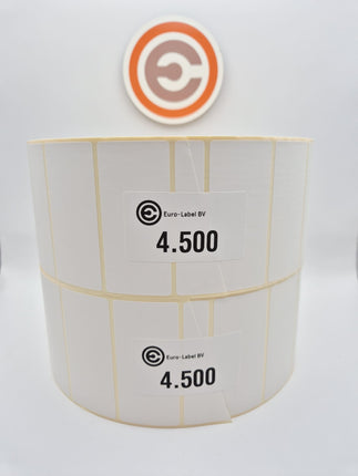 Euro-Label 70 x 32mm Thermische Euro-Labels 4500 per rol