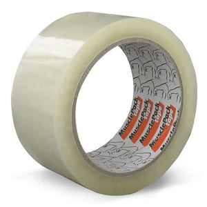 Euro-Label Transparante Tape 28µ - Musclepack®