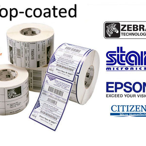 Premium topcoated Direct thermische labels (verwijderbaar)