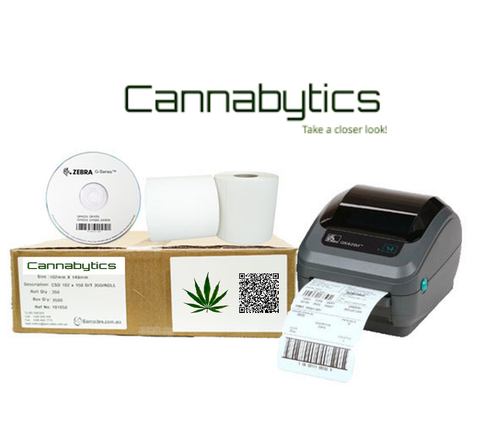 Zebra Cannabytics labelprinters en etiketten