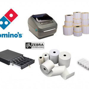 Zebra Etiketten voor Domino's Pizza