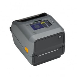 Zebra ZD621R, 8 dots/mm (203 dpi), disp. (kleur), RTC, RFID, USB, USB Host, RS232, BT, Ethernet, WLAN, grijs