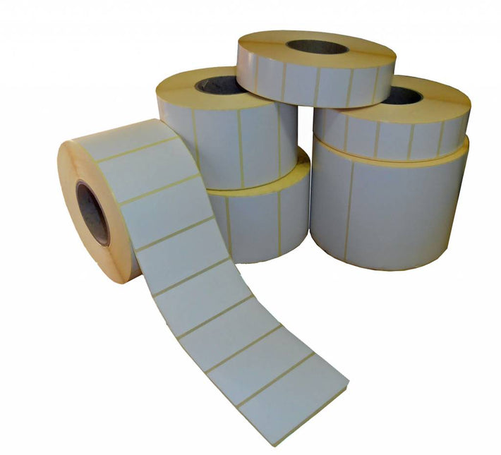 12 rollen van 2400 labels - Vellum - 50x30mm