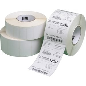 12 rollen Zebra 1000T Thermal Label - Permanent 102x64mm - 1100/rol
