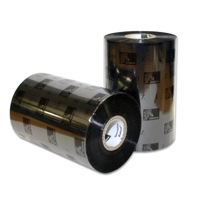 12 stuks Zebra Ribbon - zwart - Thermal Transfer - 02300BK11045