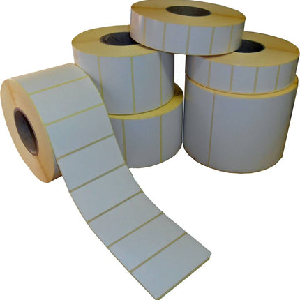 6 rollen van 97x47 mm vellum permanent 1000/rol