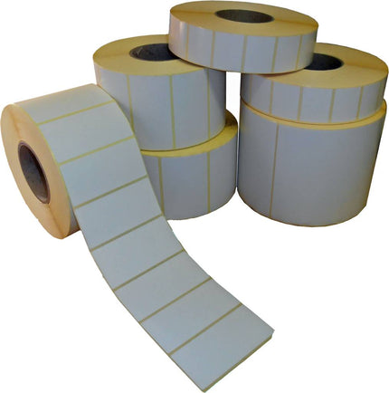 6 rollen van 97x47 mm vellum permanent 1000/rol