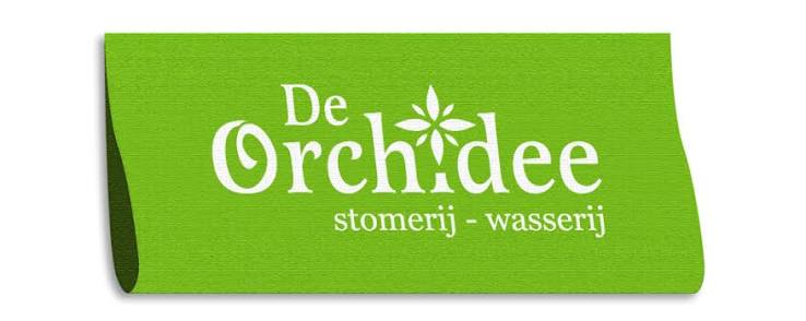 Wasserij de Orchidee | Kaartjes | 85 x 55 mm | Direct Thermisch | 175gr | 500 rol