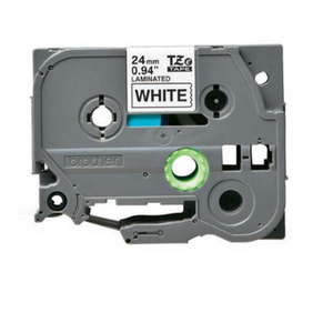 Brother compatible TZc-251 tape zwart op wit 24 mm x 8 m