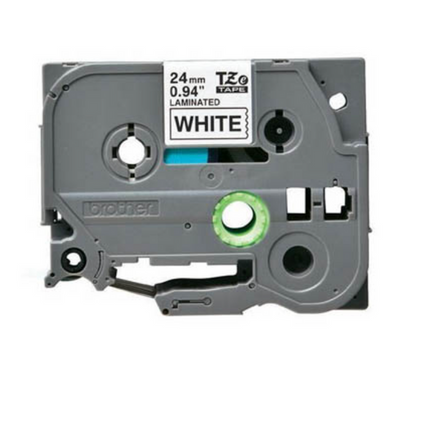 Brother compatible TZc-251 tape zwart op wit 24 mm x 8 m