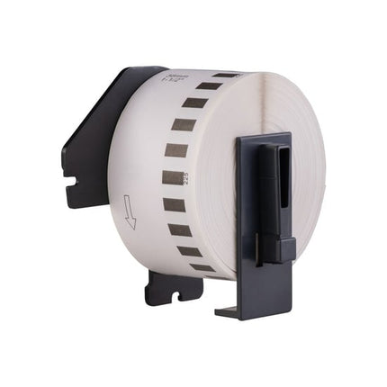 Brother DK-22225 compatible labels, 38 mm x 30,48 m, incl brother houder, permanent ..