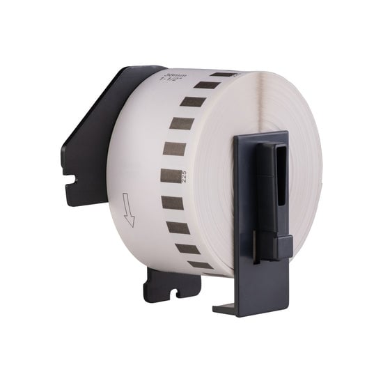 Brother DK-22225 compatible labels, 38 mm x 30,48 m, incl brother houder, permanent ..