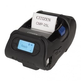 Citizen printers Citizen CMP-25L, USB, RS232, BT, 8 dots/mm (203 dpi), display, ZPL, CPCL