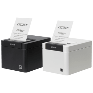 Citizen printers Citizen CT-E601, USB, USB Host, BT, 8 dots/mm (203 dpi), cutter, zwart