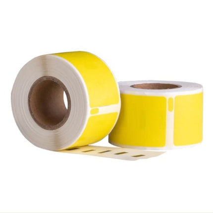 Dymo 99010 Geel compatible labels, 89 mm x 28 mm, 130 etiketten, permanent