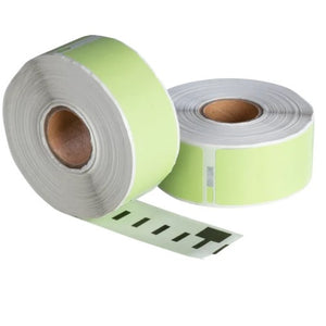 Dymo 99010 groen compatible labels, 89 mm x 28 mm, 260 etiketten, permanent