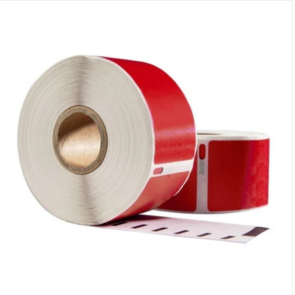 Dymo 99010 Rood compatible labels, 89 mm x 28 mm, 260 etiketten, permanent