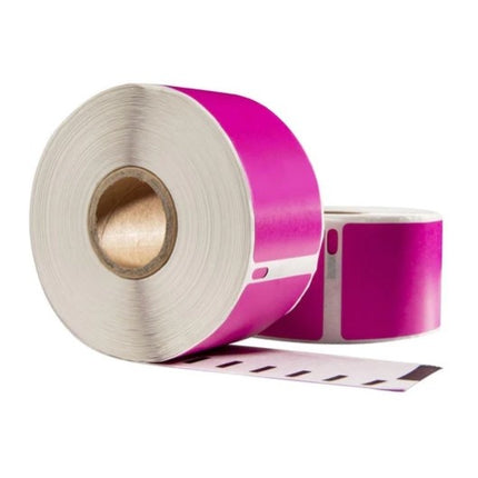 Dymo 99010 roze compatible labels, 89 x 28 mm, 260 etiketten, permanent