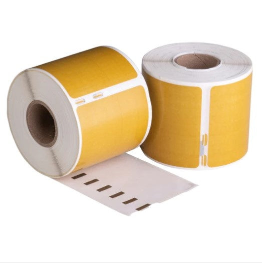 Dymo 99014 Goud compatible labels, 101 mm x 54 mm, 220 etiketten, permanent