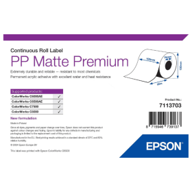 Epson PP Matte Label Premium | 105 mm x 55 m