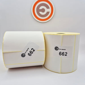 Euro-Label 100 x 100mm - Thermische Euro-Labels 662 per rol