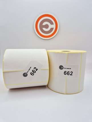 Euro-Label 100 x 100mm - Thermische Euro-Labels 662 per rol