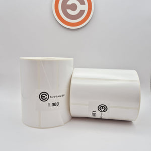 Euro-Label 100 x 38mm PP White Gloss Euro-Labels 1.000 per rol