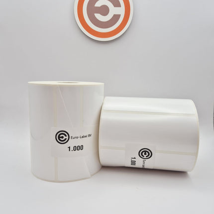 Euro-Label 100 x 38mm PP White Gloss Euro-Labels 1.000 per rol