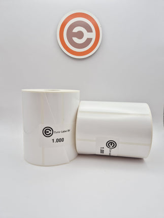 Euro-Label 100 x 38mm PP White Gloss Euro-Labels 1.000 per rol