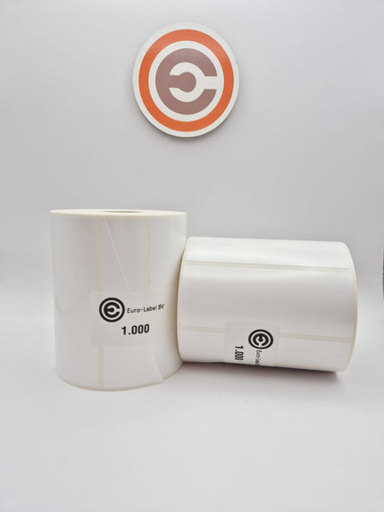 Euro-Label 100 x 38mm PP White Gloss Euro-Labels 1.000 per rol