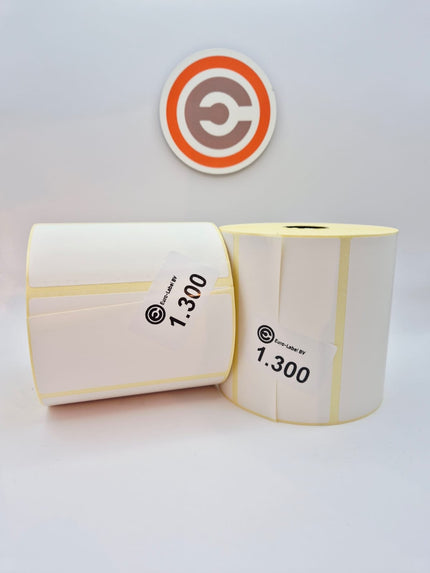 Euro-Label 100 x 50mm - Thermische Euro-Labels 1.300 per rol