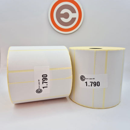 Euro-Label 102 x 38mm - Vellum Euro-Labels 1.790 per rol