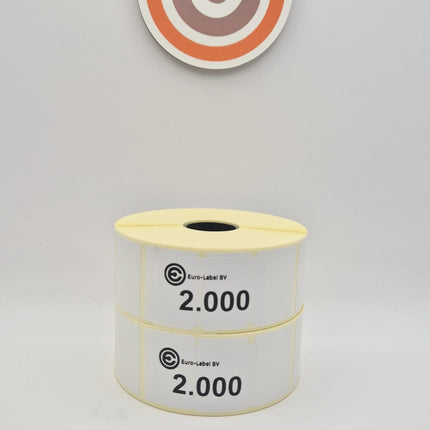 Euro-Label 35 x 25mm - Thermische Euro-Labels 2.000 per rol