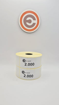 Euro-Label 35 x 25mm - Thermische Euro-Labels 2.000 per rol