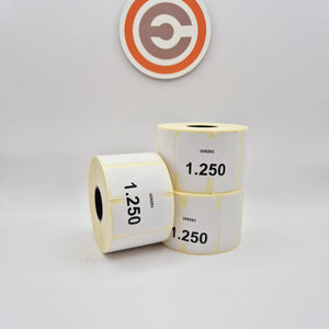 Euro-Label 46 x 23mm- Thermische Euro-Labels 1.250 per rol