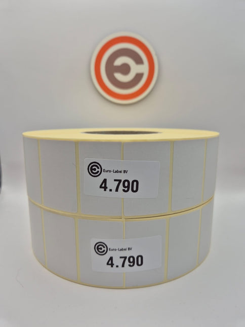 Euro-Label 50 x 32mm - Thermische Euro-Labels 4.760 per rol
