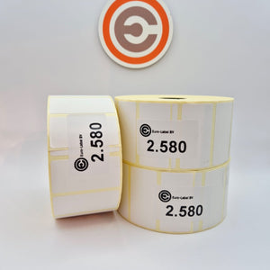 Euro-Label 51 x 25mm Thermische Euro-Labels 2.580 per rol