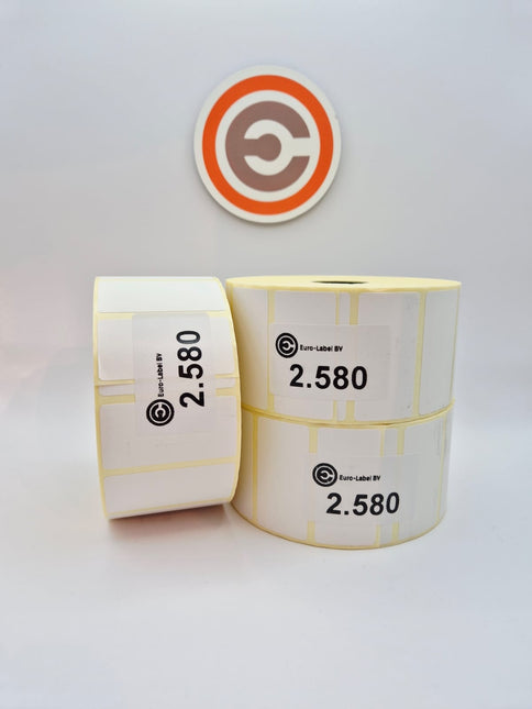 Euro-Label 51 x 25mm Thermische Euro-Labels 2.580 per rol