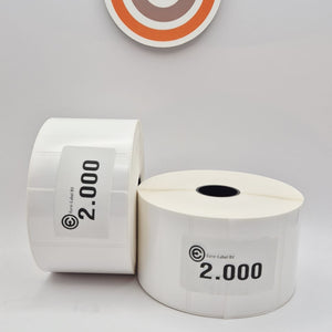 Euro-Label 57 x 32mm PP60GL White Gloss Euro-Labels 2.000 per rol