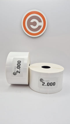 Euro-Label 57 x 32mm PP60GL White Gloss Euro-Labels 2.000 per rol