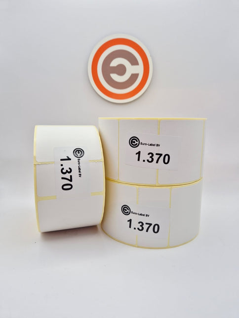 Euro-Label 57 x 51mm - Thermische Euro-Labels 1.370 per rol