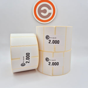 Euro-Label 60 x 25mm - Thermische Euro-Labels 2.000 per rol