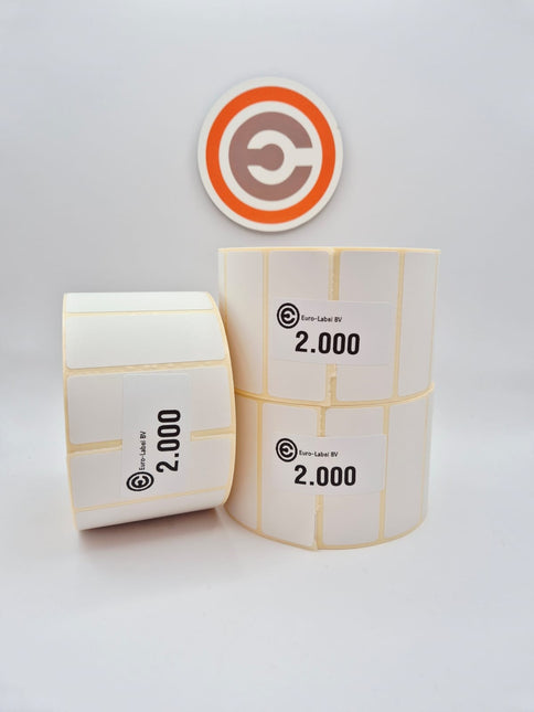 Euro-Label 60 x 25mm - Thermische Euro-Labels 2.000 per rol