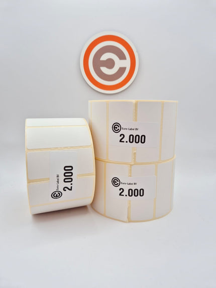Euro-Label 60 x 25mm - Thermische Euro-Labels 2.000 per rol