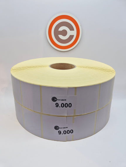Euro-Label 60 x 50mm - Thermische Euro-Labels 9000 per rol