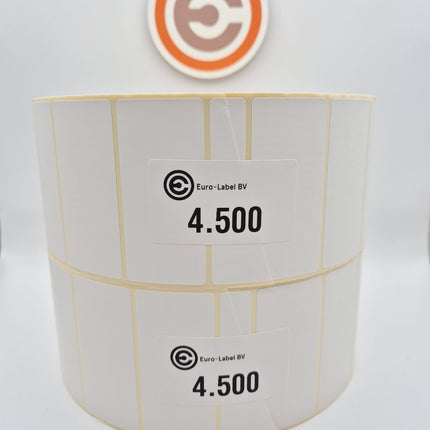 Euro-Label 70 x 32mm Thermische Euro-Labels 4500 per rol