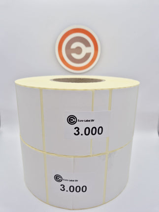 Euro-Label 70 x 50mm - Thermische Euro-Labels 3.000 per rol